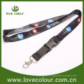 Good quality braided cord cellphone lanyards/reflective lanyard